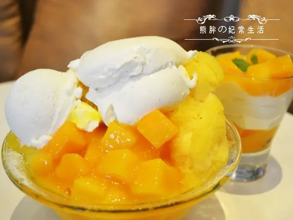 【台中】逢甲商圈法雅花園冰品甜點，環境優雅舒適，盛夏午後芒果仙子，給人......