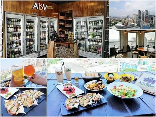 【美食】新北板橋府中站「ABV閣樓餐酒館景觀餐廳」世界精釀啤酒搭配手工義大利麵，享受都市內的高空美景!