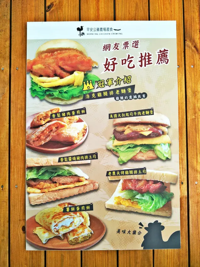 土城美食推薦---新北土城-輕食早午餐" 早安公雞農場晨食" 來過就不會忘記的美味~~