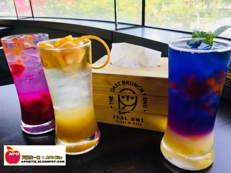 《OWL Brunch》台中文心森林公園隱藏版Brunch，可愛貓頭鷹吐司早午餐，✿艾菠咬一口APO Bite