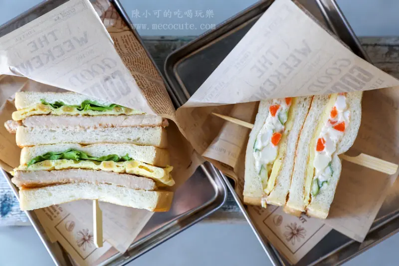 長板凳工作室，行天宮早餐～手做三明治