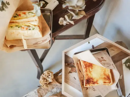 台北美食||長板凳工作室-親民價位的早餐店，喜歡的是他的用心細膩||中山區、行天宮站