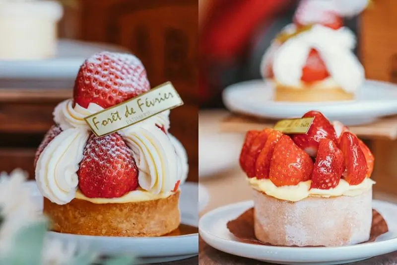隱密鐵皮屋，每周賣三天！法式草莓塔豪放五顆大草莓，還有浮誇系12切片草莓奶油蛋糕，只有冬季吃的到