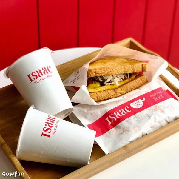 【台中美食】lSSAC Toast&Coffee台中 西屯區七期早午餐 不用飛韓國就可以吃到韓國必吃奶油吐司