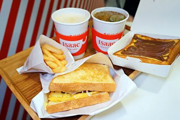 [台中早午餐] ISAAC Toast & Coffee 台中惠來店-韓國第一人氣吐司早午餐台中吃得到了/ 韓國第一名吐司品牌 /台中早午餐推薦