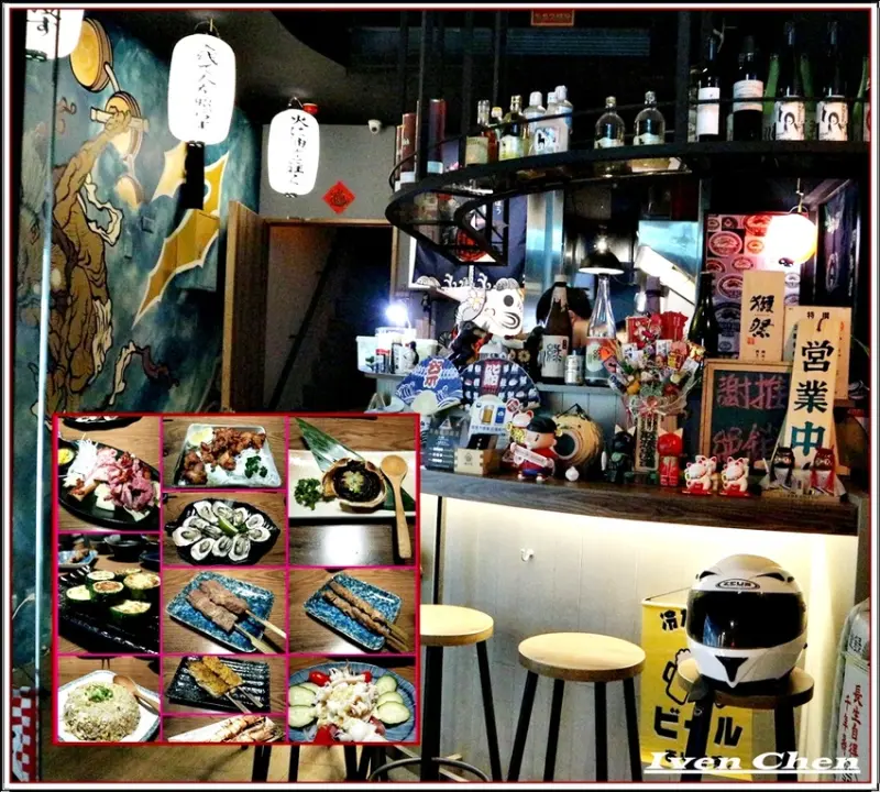 《中山站居酒屋》老少皆宜\創新居酒好料理\鹽烤圓鱈魚下巴\孜然羊肉串\鹽烤大草蝦\日本松葉蟹膏\蒜味冰卷\香烤脆皮豬腳\下班後幸福的小酌微醺在『千岱秀居酒屋』              