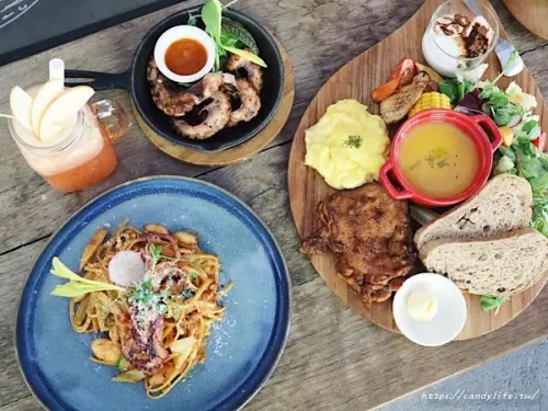 台中美食│RISO RISO 里頌地中海餐酒館〃台中勤美餐廳推薦！環境超好拍，餐點用料又實在的台中餐酒館～              