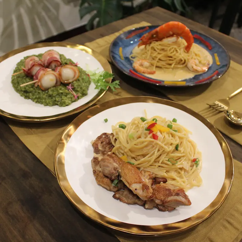 台中美食｜村口微光-台中義大利麵，濃濃古宅氣息創意義式料理，擺盤用心感受得到