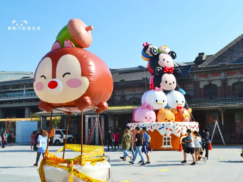 【台中景點】2019台中耶誕夢想世界,迪士尼經典人物現身綠川水岸走廊道,一起陪你度過歡樂耶誕