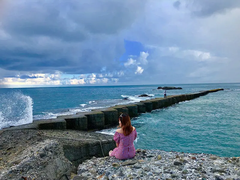 | Taiwan Haulien 台灣 花蓮 豐濱鄉 ☻ 花蓮版海之聲  大石鼻山附近的隱藏版景點 | 深入海中央的夢幻天堂路