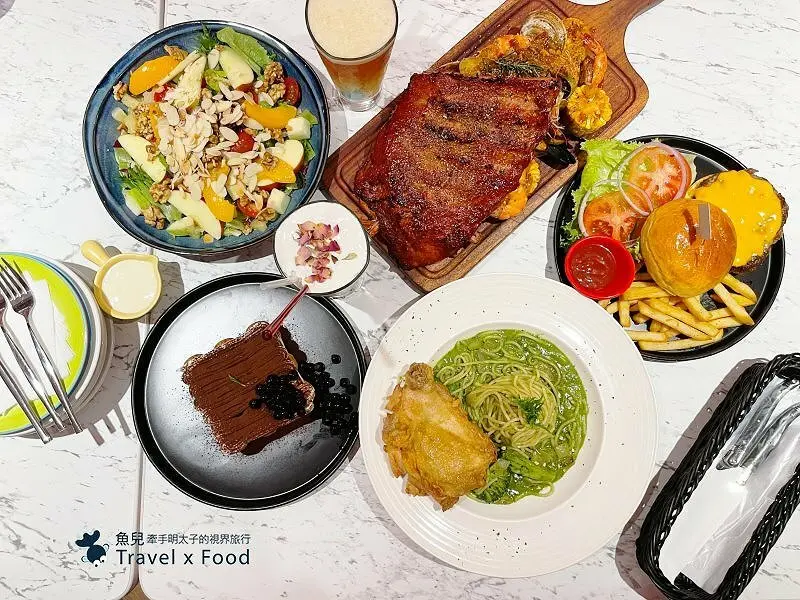 粉紅泡泡好夢幻，手抓海鮮超霸氣，適合聚餐的 LE NI NI 樂尼尼義式餐廳（桃園統領店） @ 魚兒 x 牽手明太子的「視」界旅行