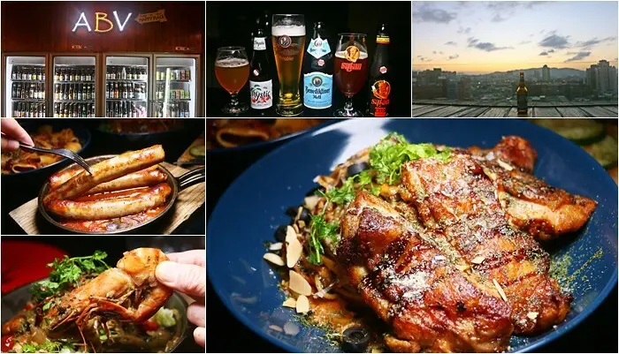 板橋景觀餐廳、2020耶誕城美食｜ABV閣樓餐酒館，300款世界精釀啤酒、義大利麵、菜單價位(捷運府中站)