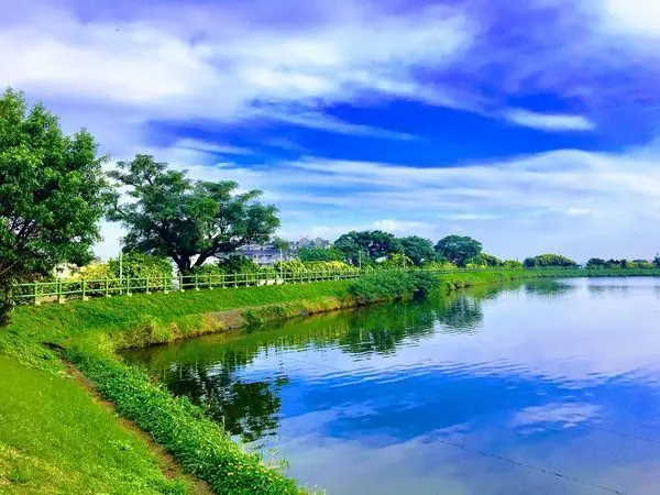 【上竹池塘公園2-15號池】桃園大竹私房秘境/桃園景觀埤塘休閒、賞景、運動的好地方
