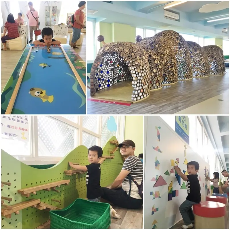 【旅遊】草屯生活工藝館免費從早到晚盡情玩，多種木製教具和益智類遊戲，DIY手作價格親民、多樣化兒童遊戲玩到不想回家~