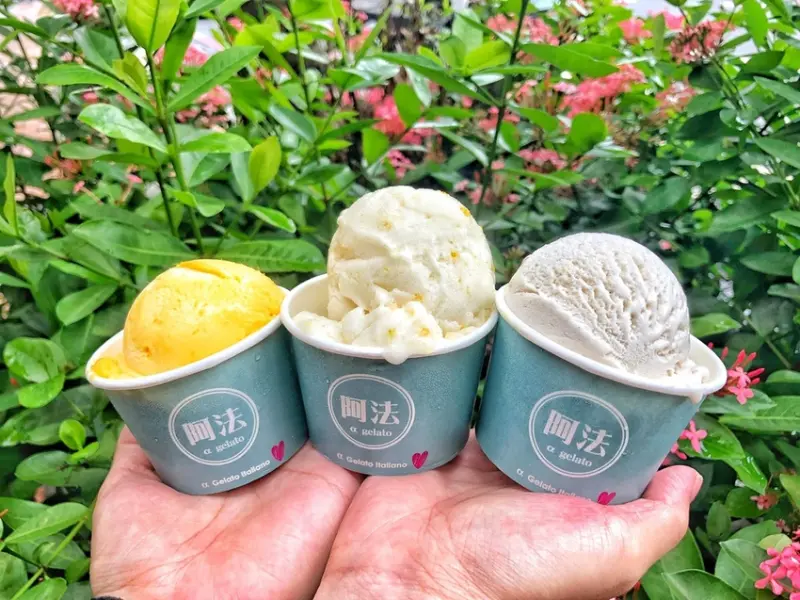 [高雄 ‧ 鹽埕區] 近鹽埕埔站阿法Gelato 主打低糖低脂肪的義式冰淇淋 每口都是最天然的美味