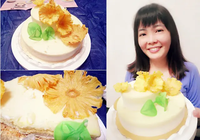 美食 ░ 母親節全台限定版，〈Faya法雅〉鳳梨萊姆雪波義式冰淇淋蛋糕， 用唇齒間味蕾滿足你的視覺 🍍超級好吃義式冰淇淋蛋糕!
