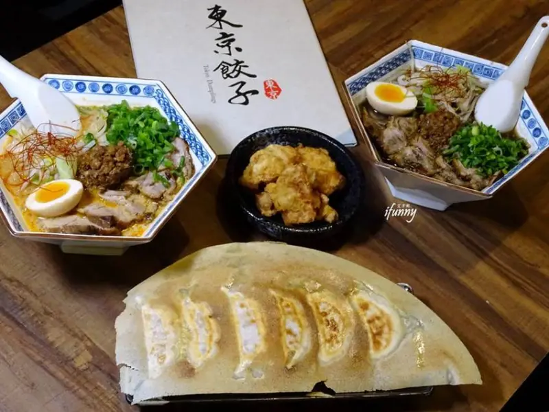 [宜蘭 美食]東京餃子辛担担麵~香濃胡麻湯底/特製肉燥香辣/半月型酥脆煎餃/多汁唐揚雞 - ifunny 艾方妮的遊樂場