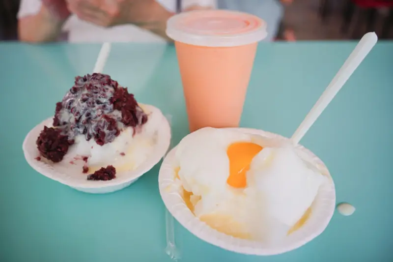 台南｜鹽水 銀鋒冰果室 相親神助攻紅豆月見牛奶冰．隱藏版西瓜檸檬汁 - 奇奇一起玩樂趣
