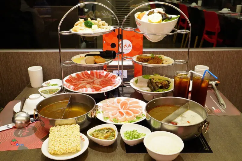 【國父紀念館】紅九九個人川味麻辣鍋 市府站 邊緣人的鴛鴦鍋 三層盤打卡超美 午餐298起 台北火鍋 文末好康優惠