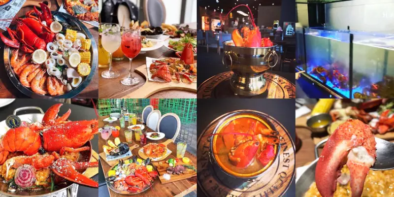 【台中老虎城】龍波斯特 台中七期討論度爆表.龍蝦料理餐酒館，有美式料理、龍蝦大餐有牛排餐有調酒買一送一，台中老虎城TigerCity購物中心2樓，文末有完整菜單