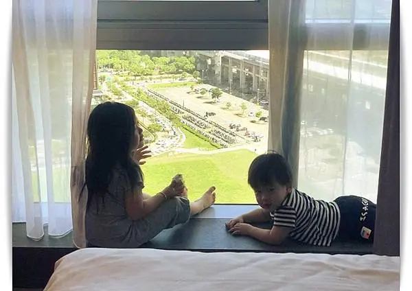 新竹「安捷國際酒店」高鐵站旁、舒適親子家庭房推薦 ♡