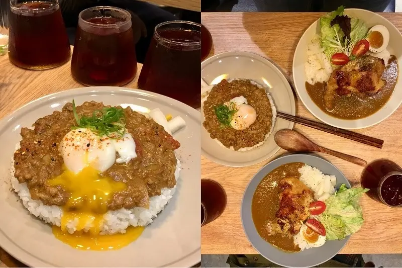 【台北｜台電大樓站】小仺館 Cafe & Rice＿微濕的乾咖哩配上流汁的蛋黃簡直絕配＿誠意滿分的大雞腿