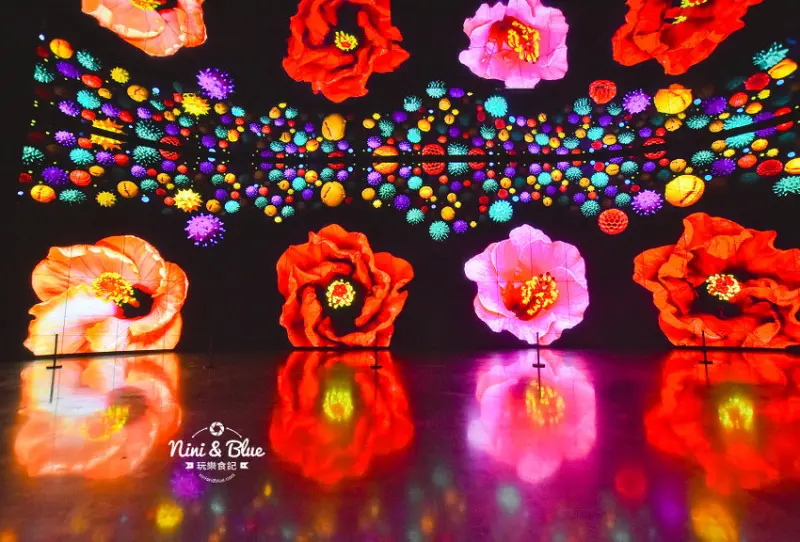 友達微美館 |台中花博后里森林園區 熱門必拍景點，556吋大螢幕美炸了! Nini and Blue 玩樂食記