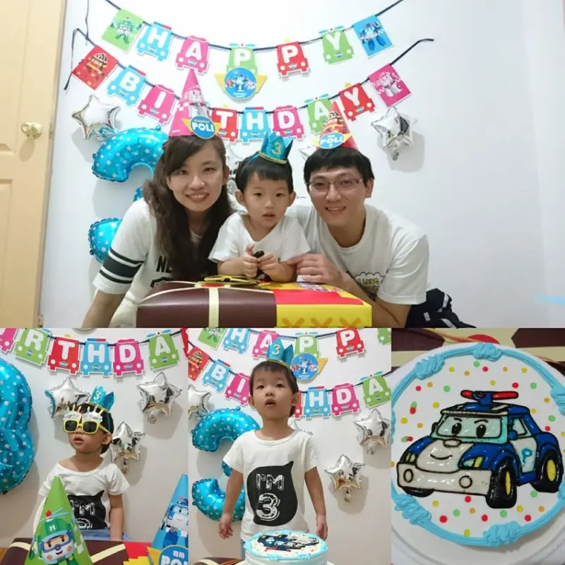 高雄~籟恩都格蛋糕 Lion Dog V.S 85度C咖啡烘培專賣店~波力蛋糕.飛機蛋糕~慶祝3歲生日~              