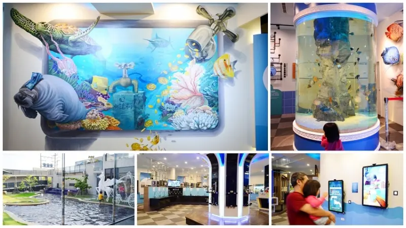 彰化新景點！整面3D彩繪牆，戲水池、白沙遊戲區，一枚硬幣可以玩半天。