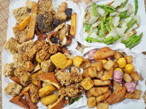 台中鹹酥雞推薦｜熊掌香雞排。有緣籤詩雞排店，使用脫油機不油膩！