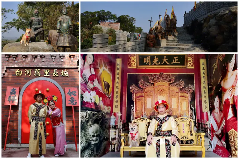 【台南景點】白河萬里長城文化主題館〜台版延禧攻略，走入戲劇夢幻場景，男女主角換你當！