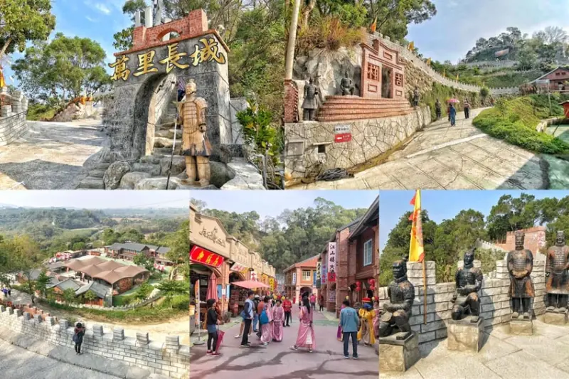 台南白河新景點【萬里長城文化主題館】在台灣也能體驗不一樣的長城風情 |台南景點|台灣白河萬里長城 | 小白只饗ㄔ美食