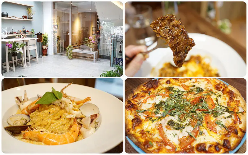 【台中豐原】巷子裡的義法小餐館『美樂廚房』－小巧悠閒的空間享受平價美味│義大利麵。燉飯。披薩