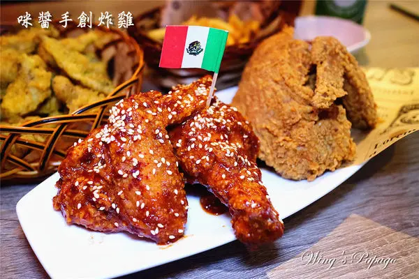 ［松江南京炸雞］MiMi咪醬手創炸雞／吮指回味酥嫩原味炸雞體驗／韓式炸雞／高CP值雙拚桶餐／現點現炸／有外送。