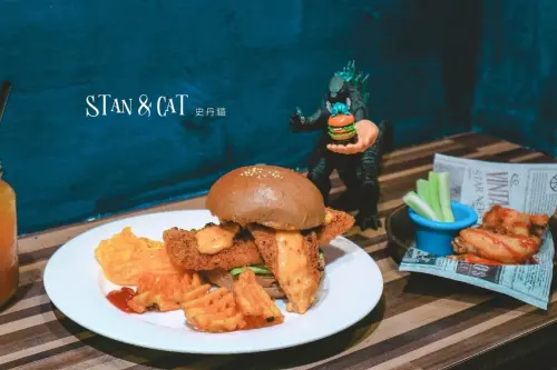 【西門町美食】史丹貓美式餐廳Stan & Cat：超級無敵海景下巴烙野孩台北人氣美式漢堡餐廳
