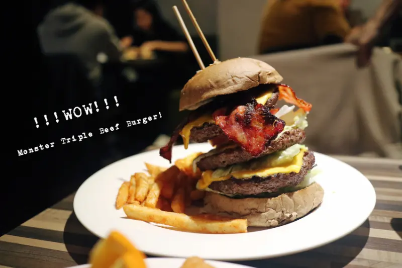 Stan & Cat 史丹貓美式餐廳 (西門店)  ▎從東區紅到西門町的美式漢堡推薦  巨無霸漢堡  義大利麵  早午餐