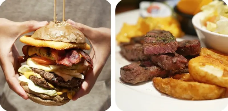 Stan &Cat 史丹貓美式餐廳 西門店，西門美式餐廳推薦，好大的5.5盎司牛肉堡，還有全天候早午餐，美式漢堡就這家！