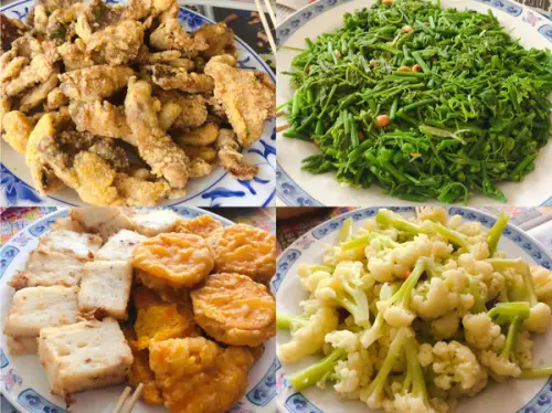 【樹林｜滋養素食】樹林人必吃的素食自助餐，菜色多變化，初一、十五必定報到的素食店，素食多樣選擇