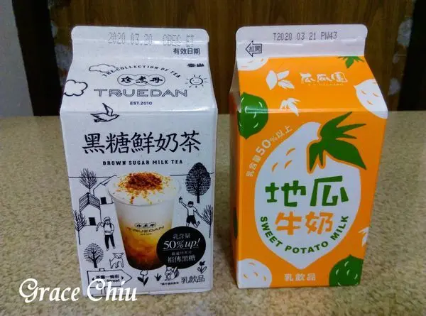 全家～珍煮丹黑糖鮮奶茶．瓜瓜園地瓜牛奶．白玉抹茶紅豆酷繽沙