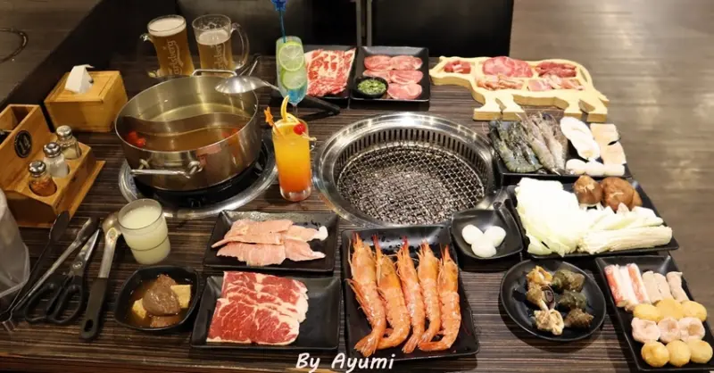 [台南燒烤吃到飽推薦]好客酒吧燒烤台南Focus店/歡樂餐一口價658元就能60種品項任你點+188元海陸全餐食材升級/平日午間菜單正式開跑囉