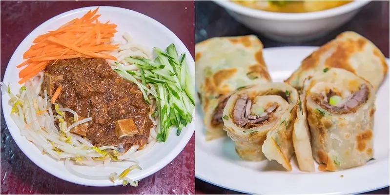 【跟著舒國治尋小吃之100】【忠孝復興站美食】頂好紫琳之炸醬麵.牛肉捲餅