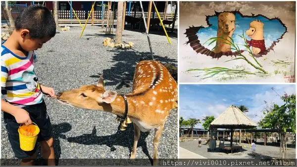 屏東.恆春-墾草趣親子園區不只梅花鹿還有超可愛草泥馬，小孩看到動物都玩瘋了