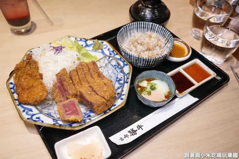 京都勝牛巨城店。來自日本的炸牛排專門店食用心得--踢小米食記