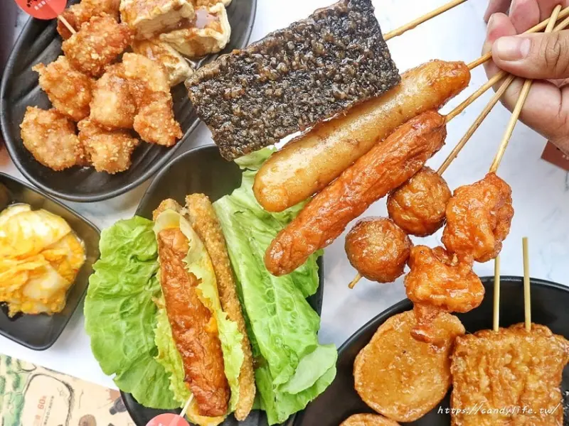 黑輪美│夜市裡的創意美食，關東煮變成美味串炸，搭配獨門醬汁，不喝湯的炸黑輪就是狂！