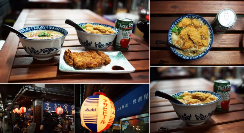 ​​​​新竹美食。在地人推薦覓食據點。東門市場—「享初食堂」大腸麵線居酒屋。日式復古店面滿滿懷舊感