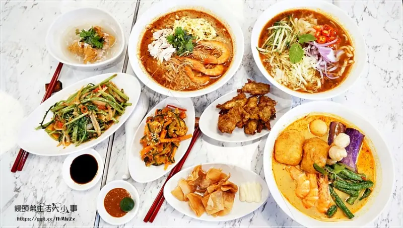 【台北美食】瘦仔林叻沙／台北叻沙推薦／忠孝復興捷運站站／馬來西亞料理／檳城亞參叻沙／平價美食／道地小吃／市民大道／網美打卡餐廳