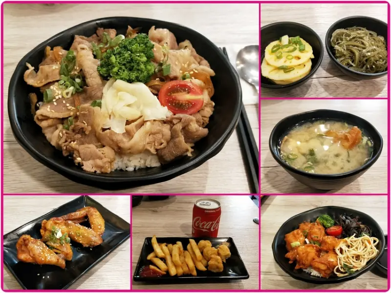 《桃園丼飯》武陵高中商圈CP值高的百元丼飯\點餐內用免費加飯『山滕丼飯』