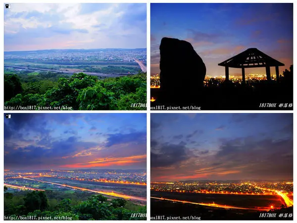 【苗栗。頭屋】墨硯山。好攝之徒拍攝曙光的私房秘境。苗栗市新東大橋夜色。盡享百萬夜景