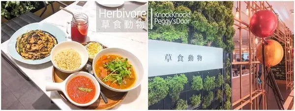 【浿淇朵*好食】Herbivore草食動物。時尚異國風味純素vegan新味蕾，顛覆傳統素食印象。台北/信義區美食。