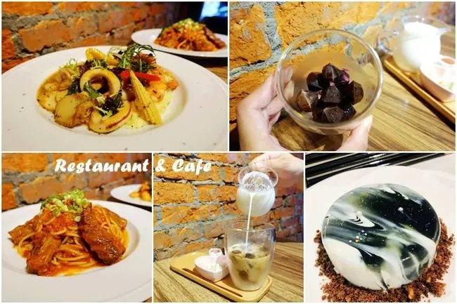 忠孝復興咖啡廳 ▶ 水礦 Restaurant & Cafe ▶ 免服務費、料理美味的義式餐廳 當月壽星可預約美美的鏡面蛋糕